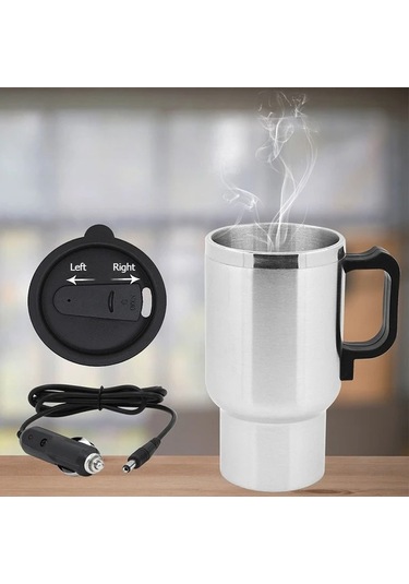 Dashanshop 1 Adet 450ml Paslanmaz Çelik Seyahat Bardağı Isıtıcılı Termos