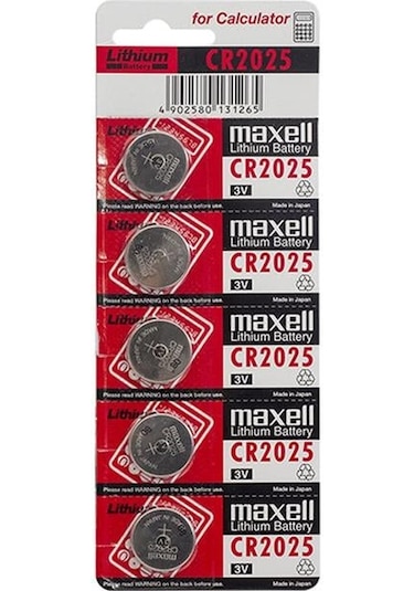 Maxell Cr 2025 Lithium Pil 5 Li Paket