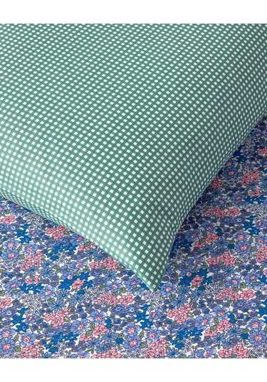 English Home Petit Chamomile Baskılı Tek Kişilik Pike Takımı 150x220 Cm Pembe Çok Renkli