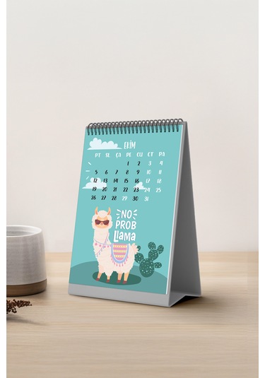 Lama Tasarım 2026 Masa Takvimi Pytktkv028