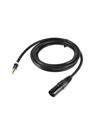 3.5mm - Caron Erkek Ses Kartı Mikrofon Ses Kablosu, Uzunluk: 0.5m
