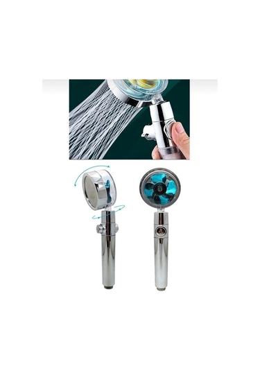 İsaoğlu Yapı Turbo Duş Başlığı Ekstra Tazzikli Pervaneli Duş Sistemi Fonksiyonlu Başlık Diğer