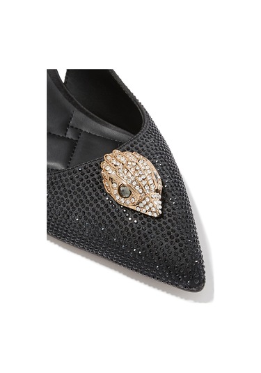 Kurt Geiger Belgravia Yüksek Topuklu Slingback Ayakkabılar Siyah