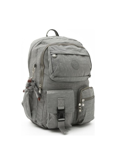 Ultra Hafif Çok Cepli Su Geçirmez Sırt Çantası Unisex Gri Model: 571-1k - Gri