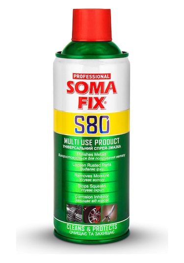 Somafix Çok Amaçlı Sprey Yağlayıcı Pas Gevşetici Sprey S80 200 ML