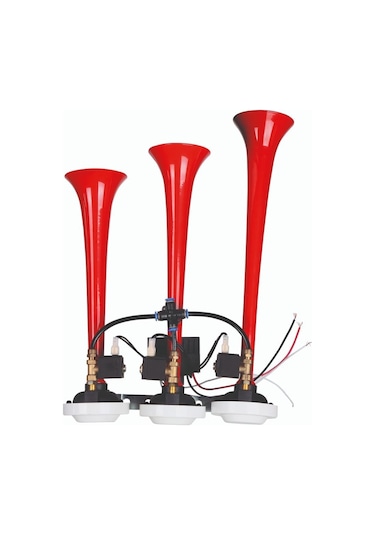 12 Volt Havalı Korna 3 Borulu Saydırmalı Dali Dali Wolfram 60123