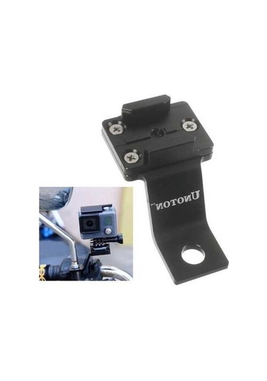 Createtech Unoton Gopro Hero 4/3+/3/2/1/sj4000/sj5000 İçin Metalik Motosiklet Montaj Klipsi