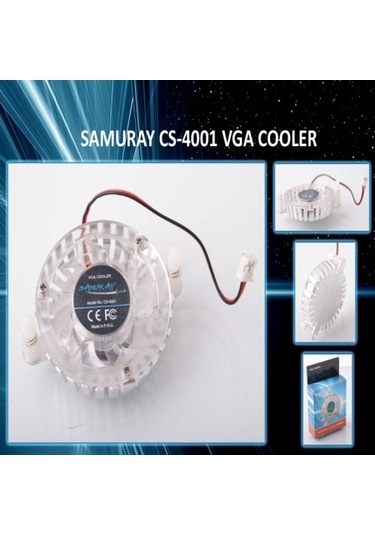 Samuray Cs-4001 Geçmeli Ekran Kartı Fanı