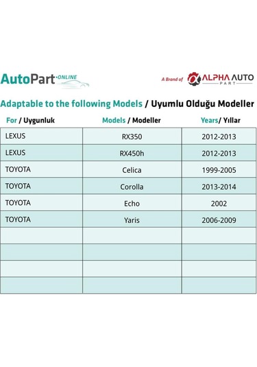 Lexus Rx350 Rx450h Toyota Celica Corolla Echo Yaris İçin Tampon Klips - 100 Adet 1 Adet / Siyah
