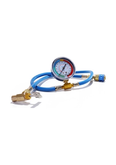 Yaozixa Otomotiv Klima R134a Soğutucu Basınç Ölçer, Fluor Yükleme Aleti, Tek Valfli Tester, Ev Ve Ticari Sistler İçin