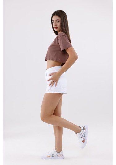 3d Dijital Baskı Kadın Alex Mcqueen Beyaz - Aloha Desenli Sneaker Beyaz-aloha