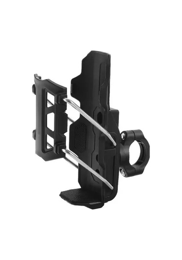 Hightower Black 360 Ayarlı Otomatik Sıkma Aletsiz Kurulum 32-77mm Tüm Şişeler İçin Motosiklet Bisiklet Bardak Tutucu Siyah