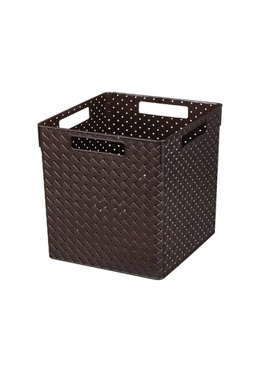 El Casa Kapaklı Saklama Kutusu, Organizer 23 Lt 200706797 Kahverengi