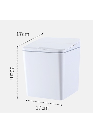 Sones Exped Smart Masaüstü Akıllı İndüksiyon Elektrikli Saklama Kutusu Araba Çöp Kutusu, Renk: 6l Pil Sürümü Gri Diğer