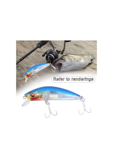 Homyl Fishing Lures Yüzey Mücadelesi Topwater Mavi-geri