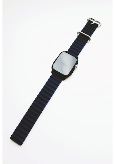 Japanex Renkli Led Ekranlı Silikon Kordonlu Kol Saati Lacivert 122281619