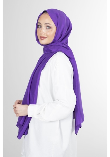 Harem Scarf Brisa Vual Şal - Mor - Saks