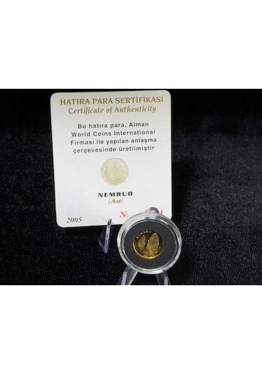 Darphane 2003 Nemrud Altın Hatıra Sikkesi Proof Baskı 24 Ayar Sertifikalı