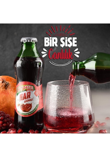 Beypazarı Doğal Maden Suyu Nar Aromalı 6 x 200 ML
