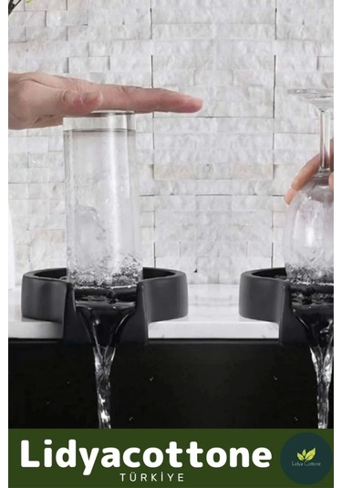 Bulaşık Durulama Bardak Yıkama Aparatı Mutfak Lavaboları İçin Hızlı Kupa Durulama