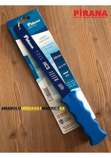 Pirana Demir Testeresi Alçıpan Sunta Tahta Testeresi 30cm
