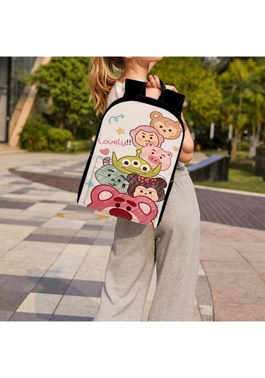 Trendooze Ve Siyah Siyah Sırt Seyahat, Organizasyon Kılıfı Kawaii Karikatür, İş, İçin Gençler Dizüstü Çoklu Çantası, Bölmeleri, Bilgisayar Abd27 15.6 Ni Siyah