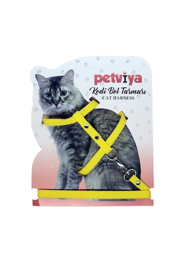 Petviya Kedi Gögüs Bel Tasmasi Sari