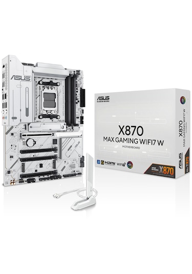 Asus X870 Max Gamıng Wıfı7 W Amd X870 Am5 Ddr5 8000 Hdmı 2xusb4 3