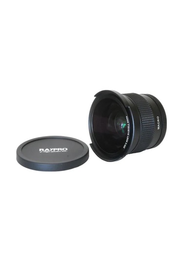 Raypro 58 MM 0.42x Super Geniş Açı Fisheye Balıkgözü + Makro Lens