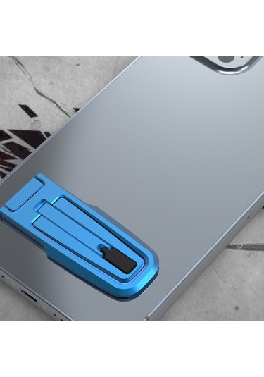 Cbtx Alüminyum Alaşımlı Yapışkan Braket Cep Telefonu Standı Katlanır Kickstand Cep Telefonu Desteği - Gümüş