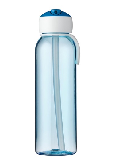 Mepal Pipetli Içecek Şişesi Campus Flip-up 500 Ml Mavi Çocukl Çok Renkli