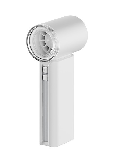 Rd08 Usb El Tipi Mini Fan Taşınabilir Yüksek Hızlı Cep Fanı 5 Hız Ayarı - Beyaz Beyaz