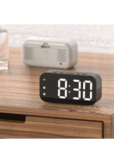 Trendooze Sıcaklık Ses Ses Saati Saat Led Kontrolü Kontrolü Çalar Bq Fd