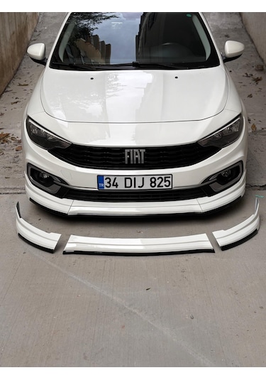 Fiat Egea Yeni Kasa Ön Tampon Eki 2021-2025 Plastik Boyasız Ön Lip