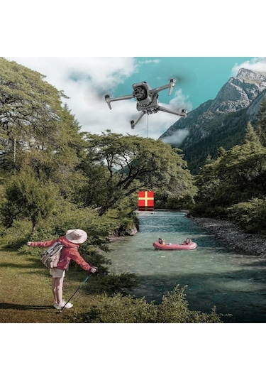 Djı Air 3 Startrc Air Dropping Sistemi Atıcı Parabolik Gri