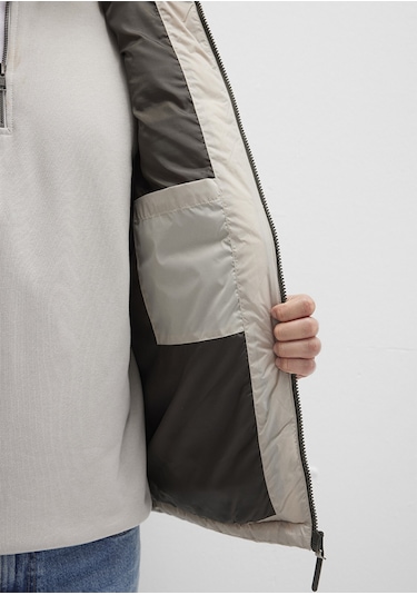 Mavi - Kapüşonlu Bej Şişme Yelek 0110604-70144 Bej