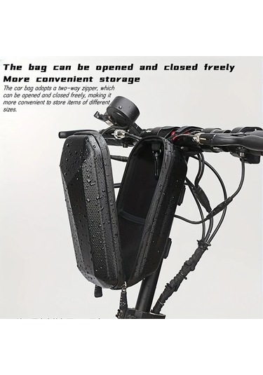 Willowhaven Foldable Bike Front Handlebar Bag Siyah Large 1 06gal 3l 4l Hard Shell Eva Çıkarılabilir Kayışlı Hafif Ve Güvenli Bisiklet Çantası Haki