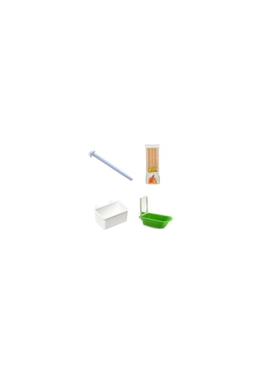 Purecanpati Fit Fly Kuş Aksesuar Set Aynalı Küvet+tünek+mamalık+