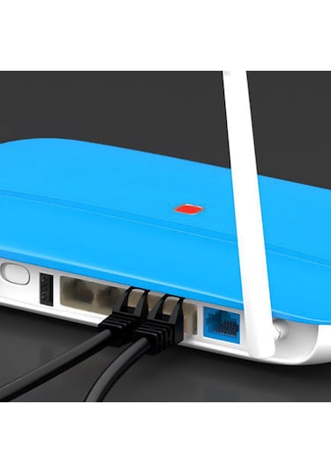 Gajeena Siyah 2m Cat6 Ethernet Kablosu - 1000mbps Hızlı Veri Transferi, Altın Kaplı Rj45, Bilgisayar/router Uyumlu