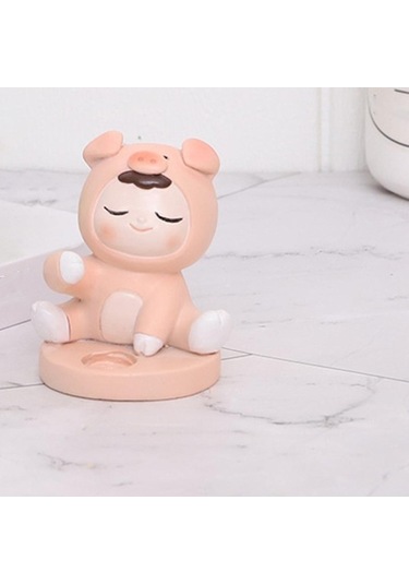 Pazly Vanity Tutucu Suntek Sevimli Pig Diş Fırçası Otel İçin Pr Diğer