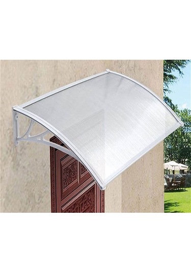 Kapı Üstü Pratik Sundurma 120 X 100 Cm Gri Gri