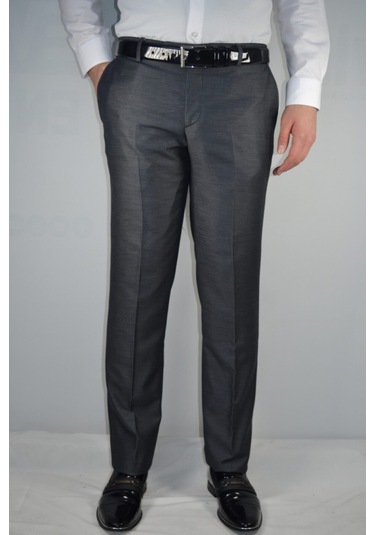 Erkek Battal Klasık Linens Kumaş Pantolon Siyah