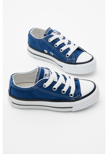 Rahat Kalıp Bağcıklı Çocuk Unisex Kot Mavi Spor Ayakkabı Tbh1460 Kot Mavi