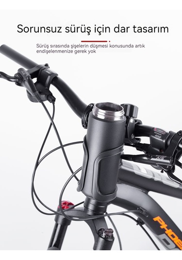 Bisiklet Arabası Su Şişesi Tutucusu-siyah Siyah
