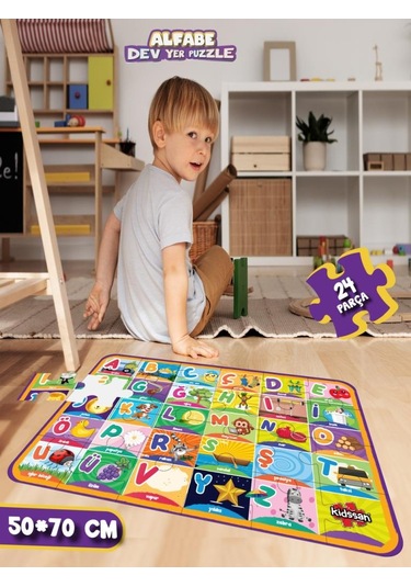 Kidsan Alfabe Dev Yer Puzzle