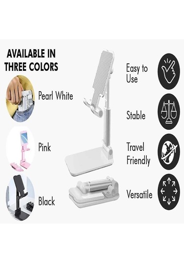 Ayarlanabilir Cep Telefonu Tutucu Masaüstü Standı İphone Uyumlu Ipad Tablet Katlanabilir Destek