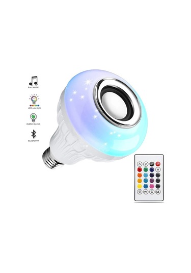 Bluetooth Hoparlör Akıllı Led Ampul Lamba 5365