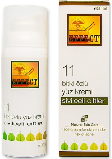 Effect 11 Bitki Özlü Sivilceli Ciltler için Yüz Kremi 50 ML