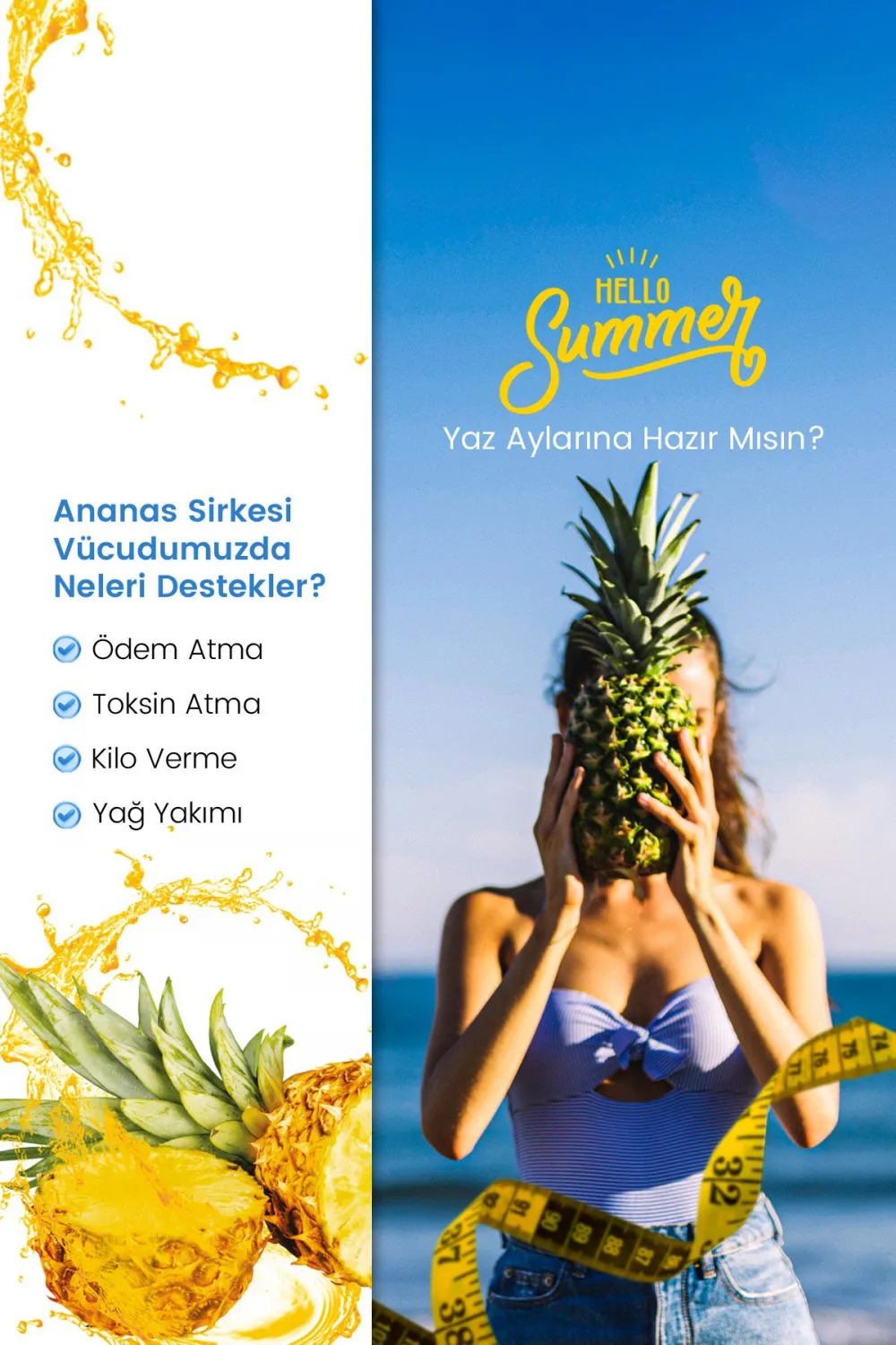 Vhp Ananas Sirkesi 500 Ml