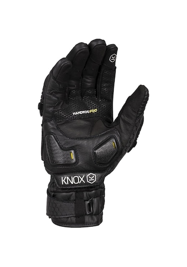 Knox Handroid Pod Mk5 Kısa Korumalı Deri Motosiklet Eldiveni